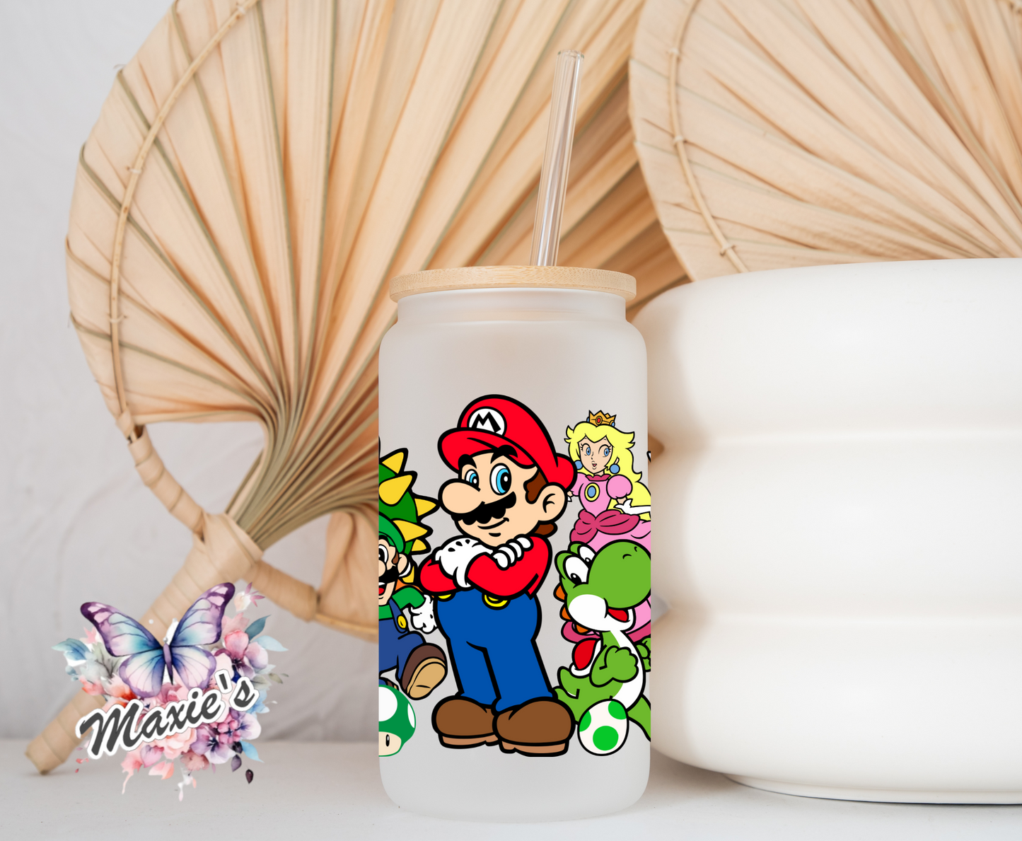 Super Mario Graphic Design 16oz. UVDTF Cup Wrap