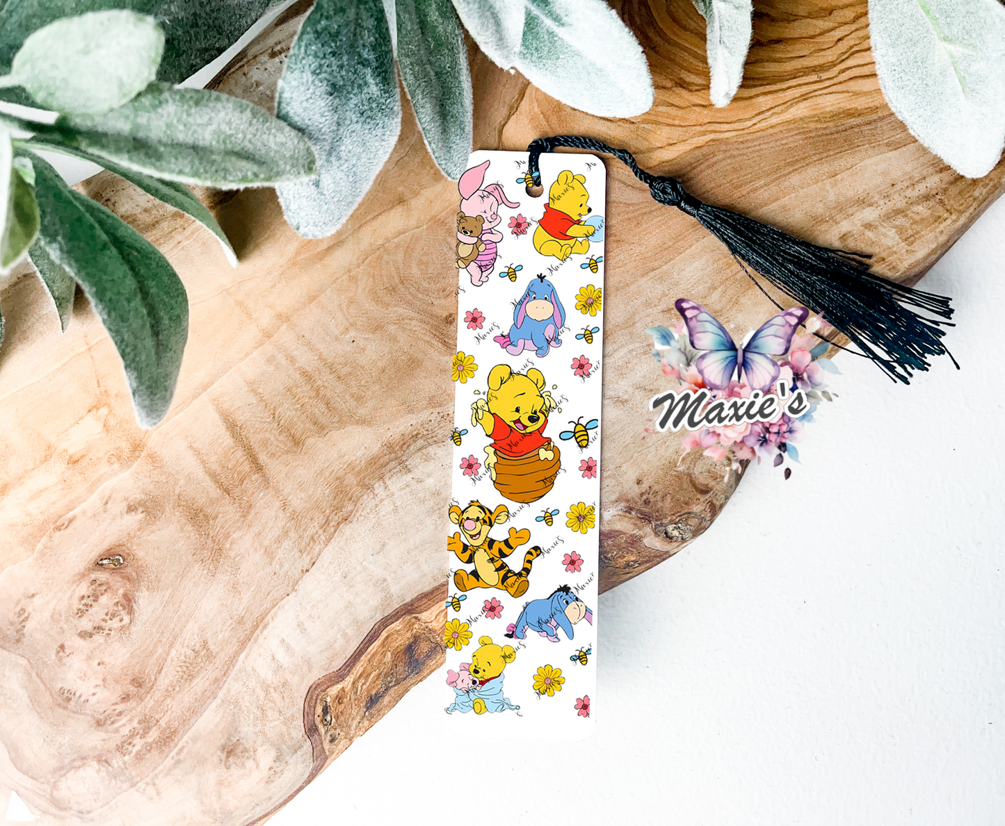 Fun Day With Winnie The Pooh & Friends Graphic Design UVDTF Pen Wrap/Bookmark Decal