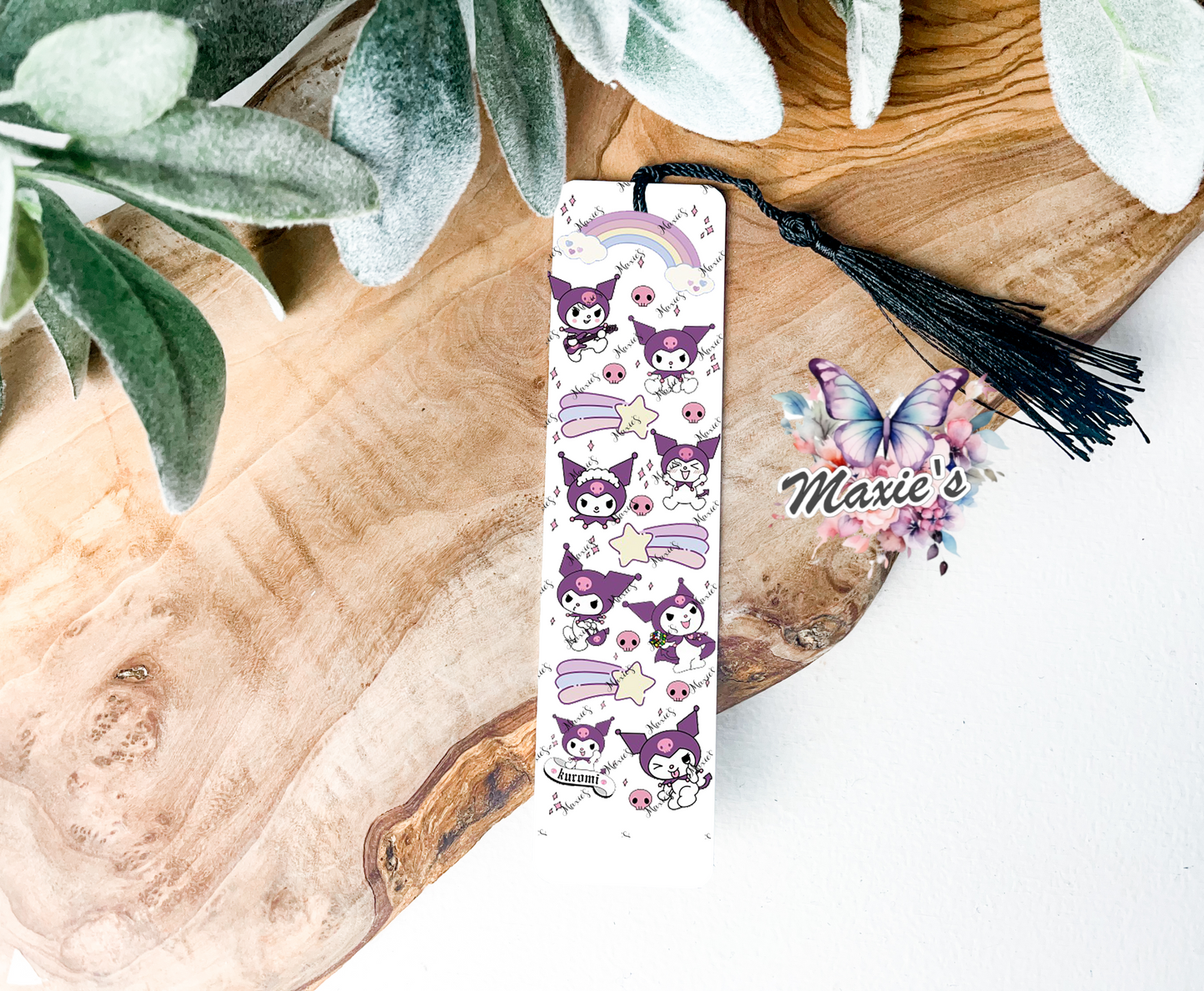 Shooting Stars ๐ Kuromi Graphic Design UVDTF Pen Wrap/Bookmark Decal