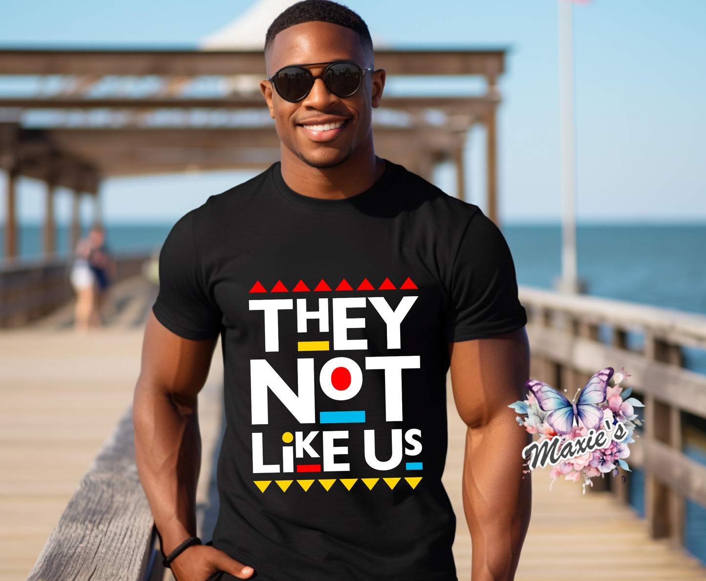 They Not Like Us Graphic Design DTF Transfer Print