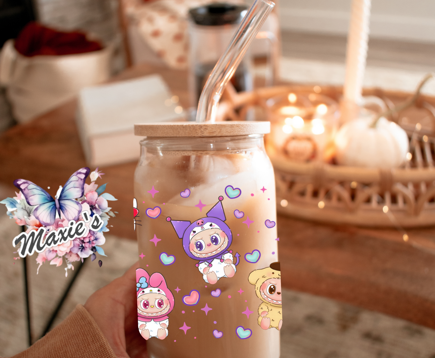 Kawaii Labubu Friends Graphic Design 16oz. UVDTF Cup Wrap