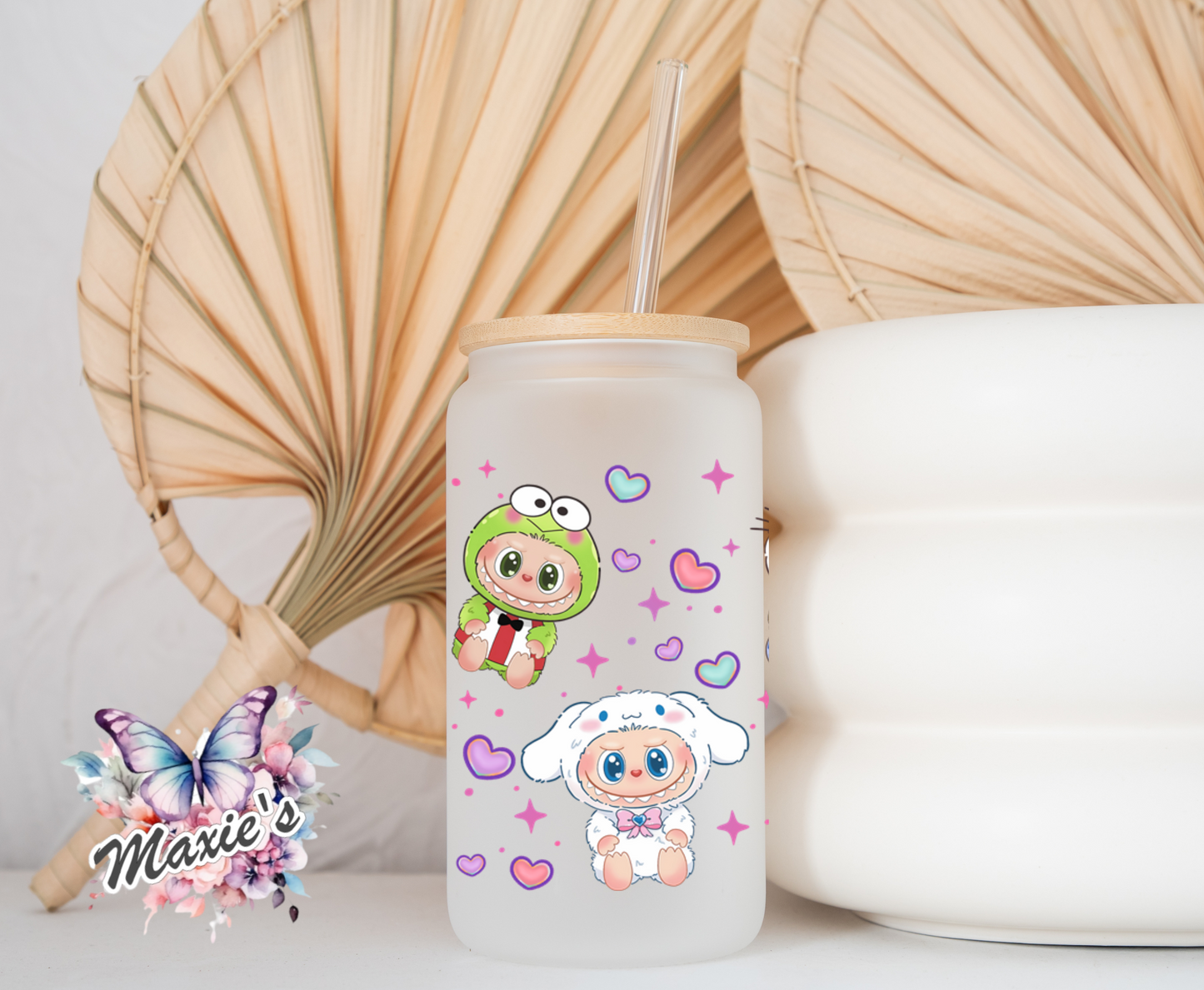 Kawaii Labubu Friends Graphic Design 16oz. UVDTF Cup Wrap