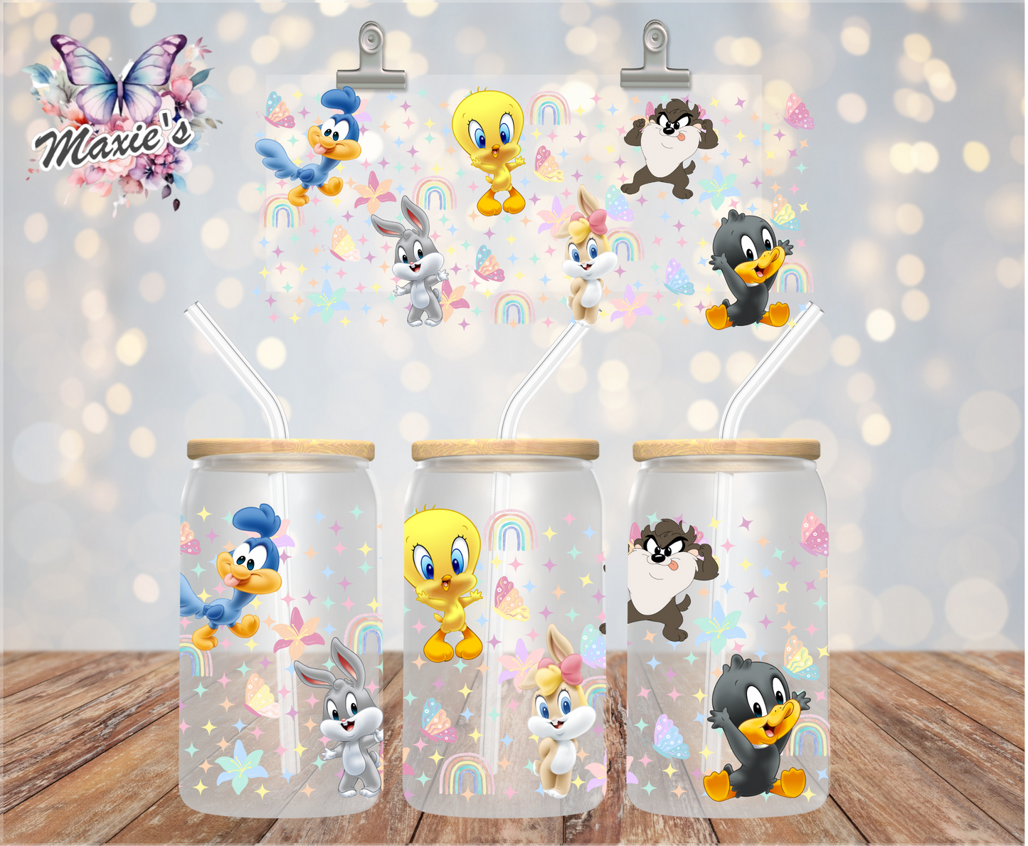 Baby Looney Toon Graphic Design 16oz. UVDTF Cup Wrap