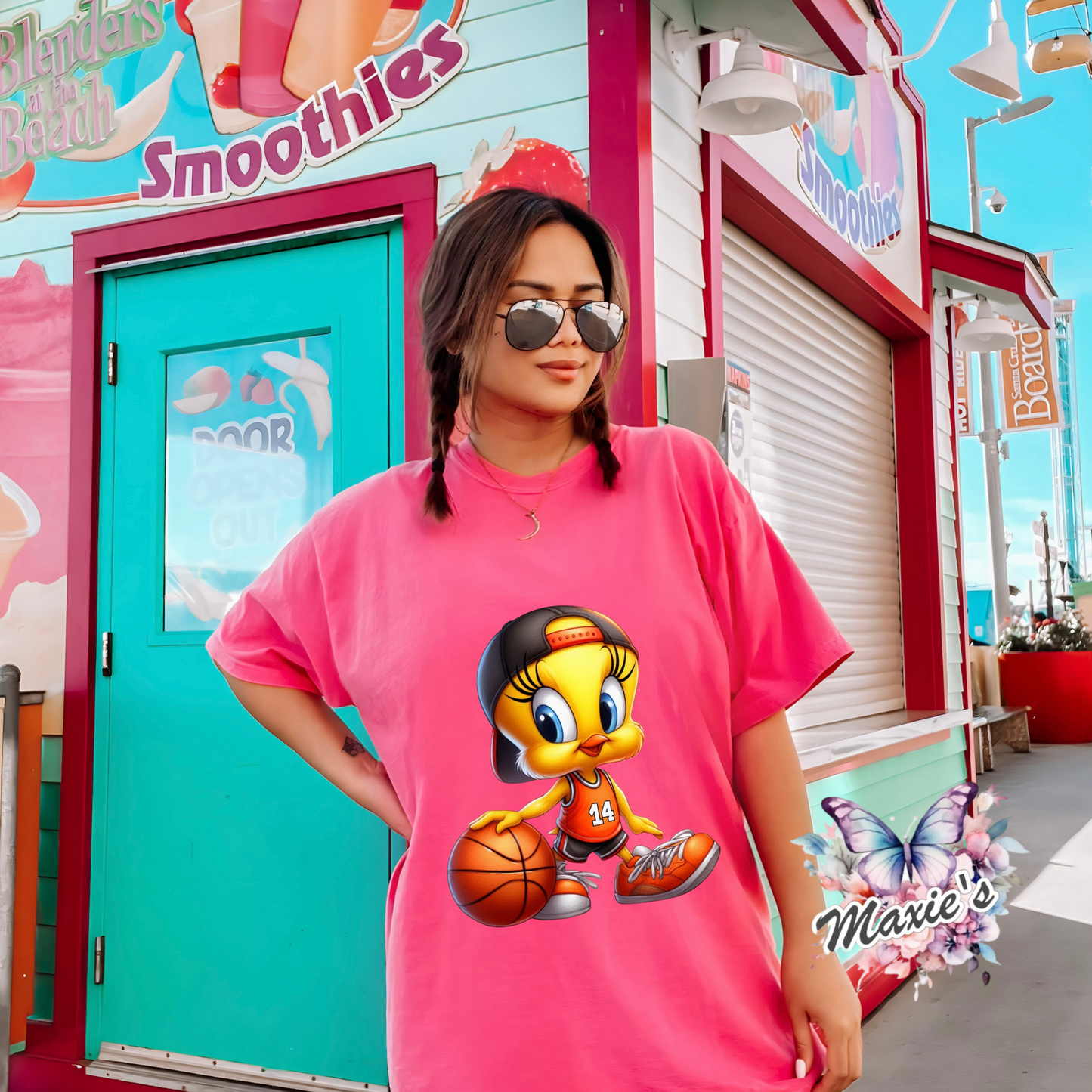 Basketball Tweety Bird DTF Transfer Print