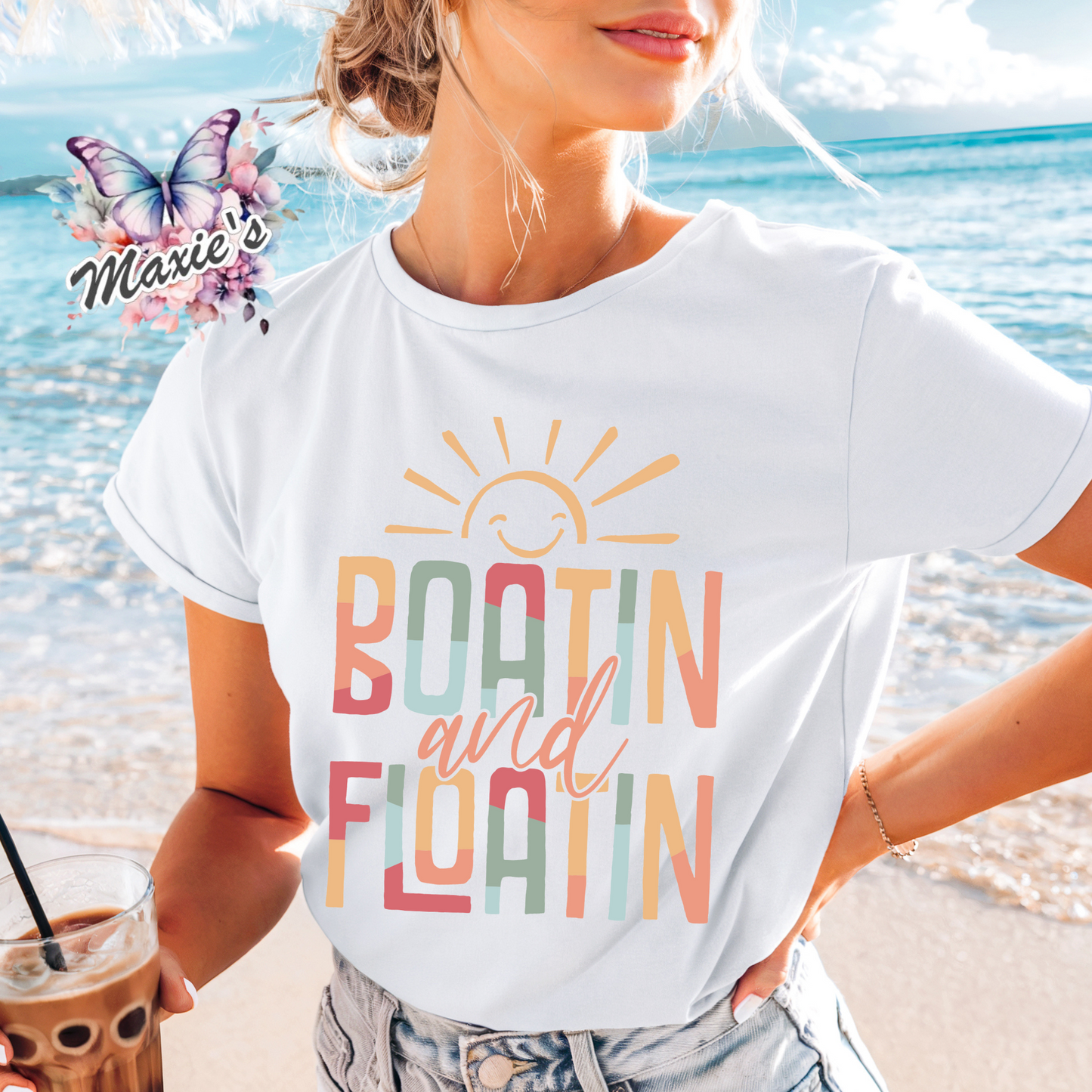Boating & Floating Quote DTF Transfer Print