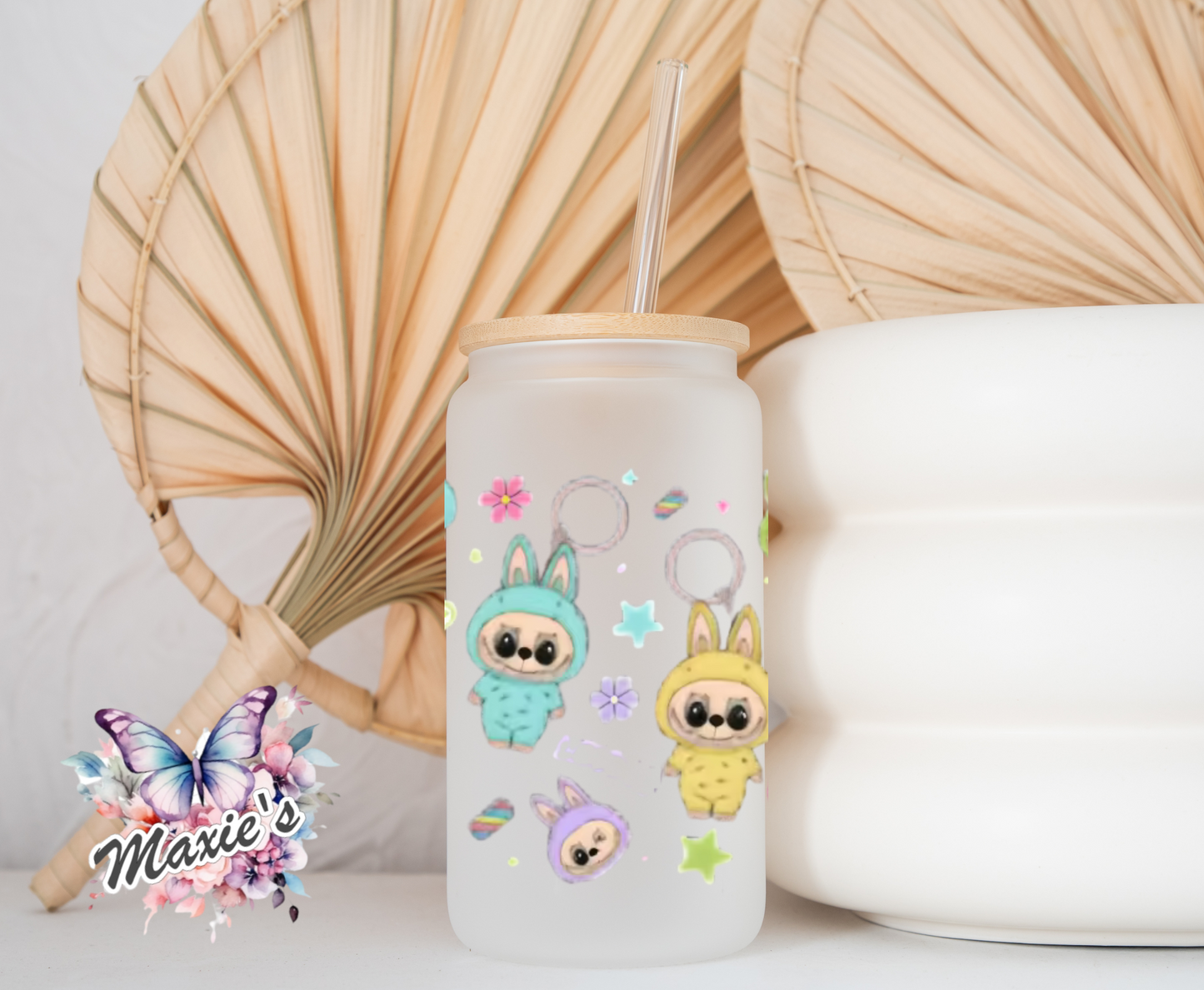 Colorful Labubu Graphic Design 16oz. UVDTF Cup Wrap