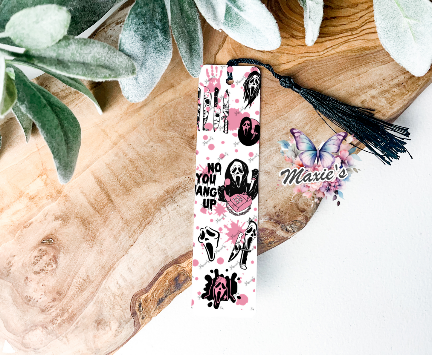 NO! You Hang Up! Scream Ghost Graphic Design UVDTF Pen Wrap / Bookmark