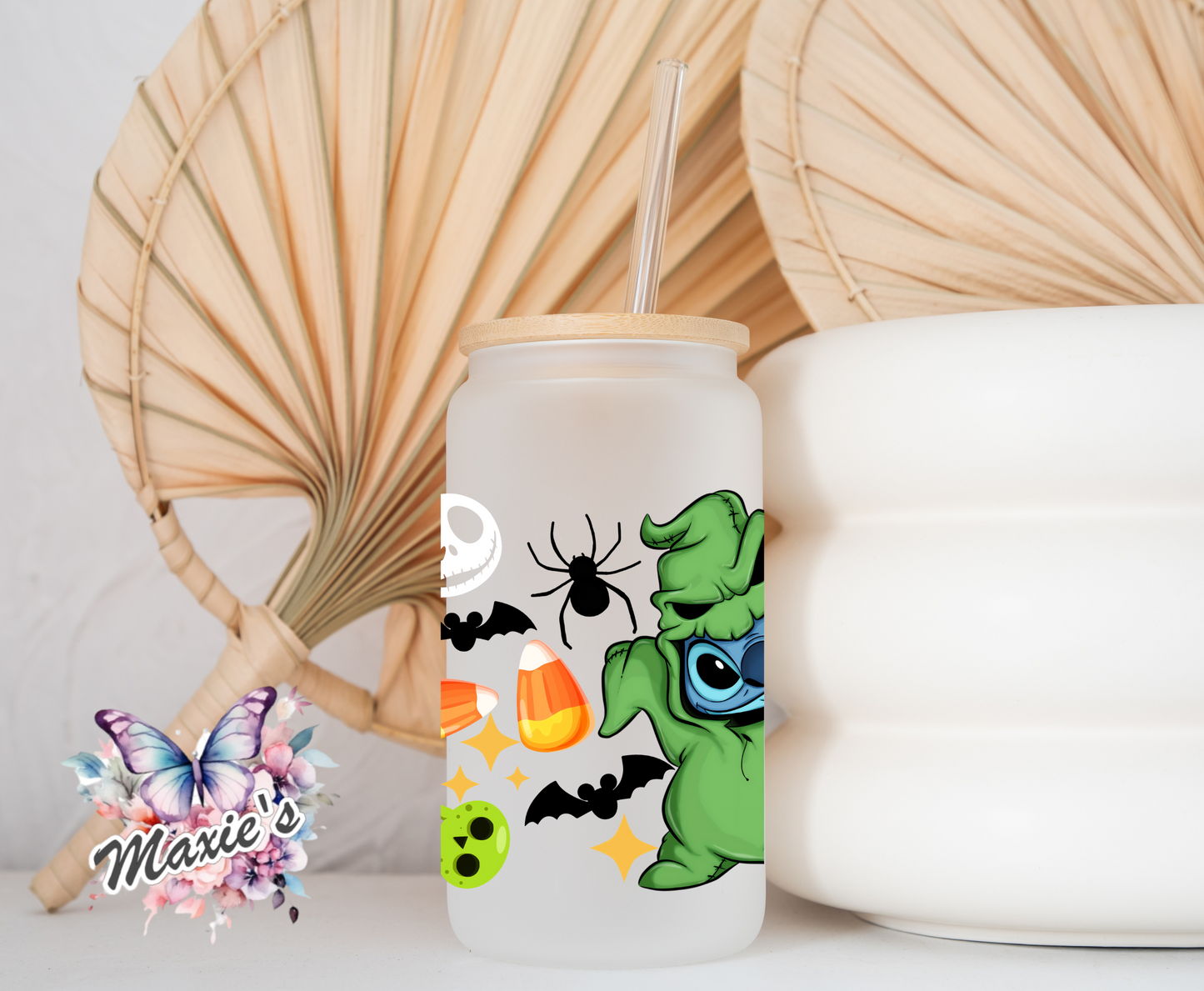 Oogie Boogie Stitch Graphic Design 16oz. UVDTF Cup Wrap