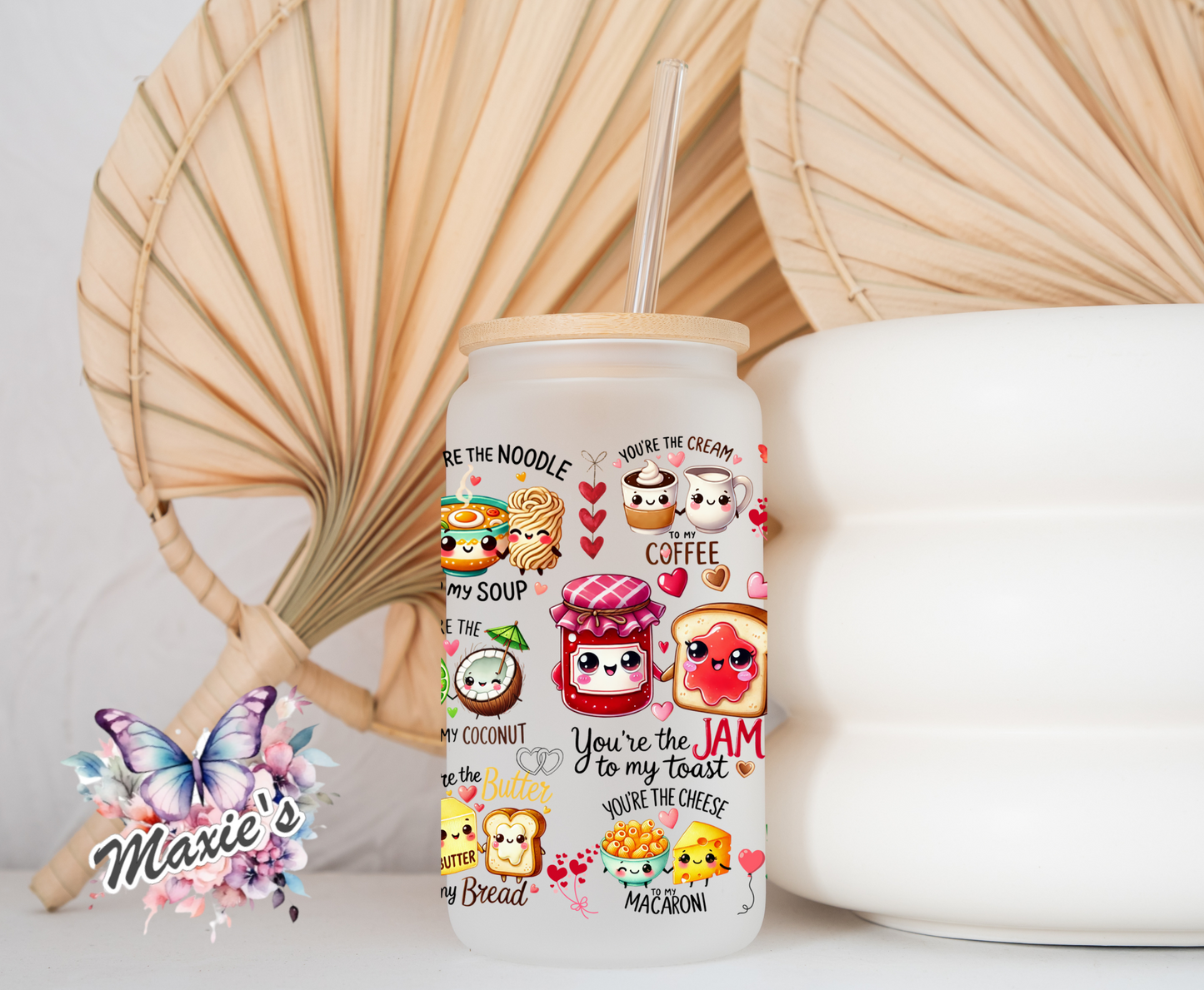 Perfect Pairs Affirmation Graphic Design 16oz. UVDTF Cup Wrap