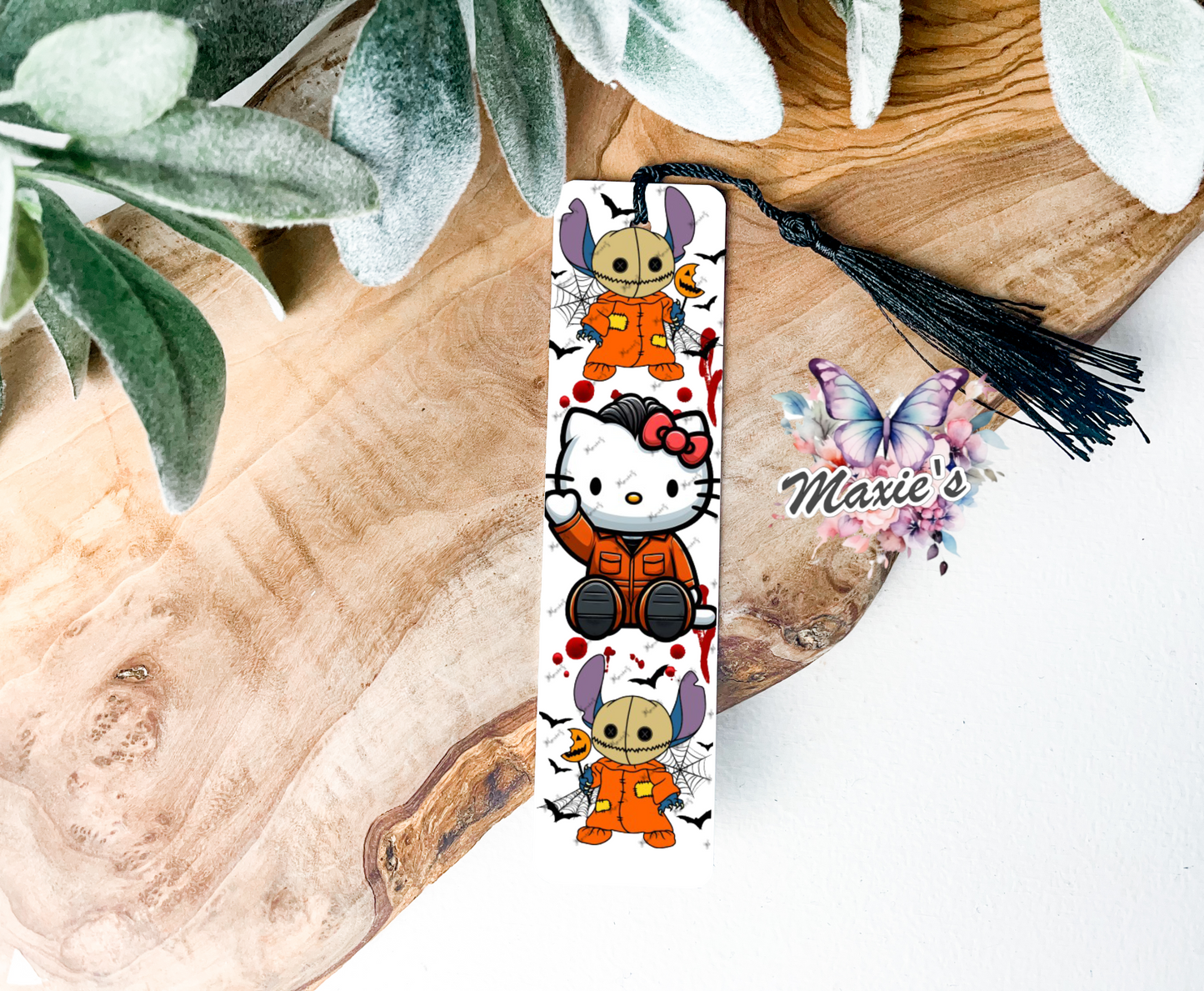 Scarecrow Kitty Sam Graphic Design UVDTF Motel Keychain Decal