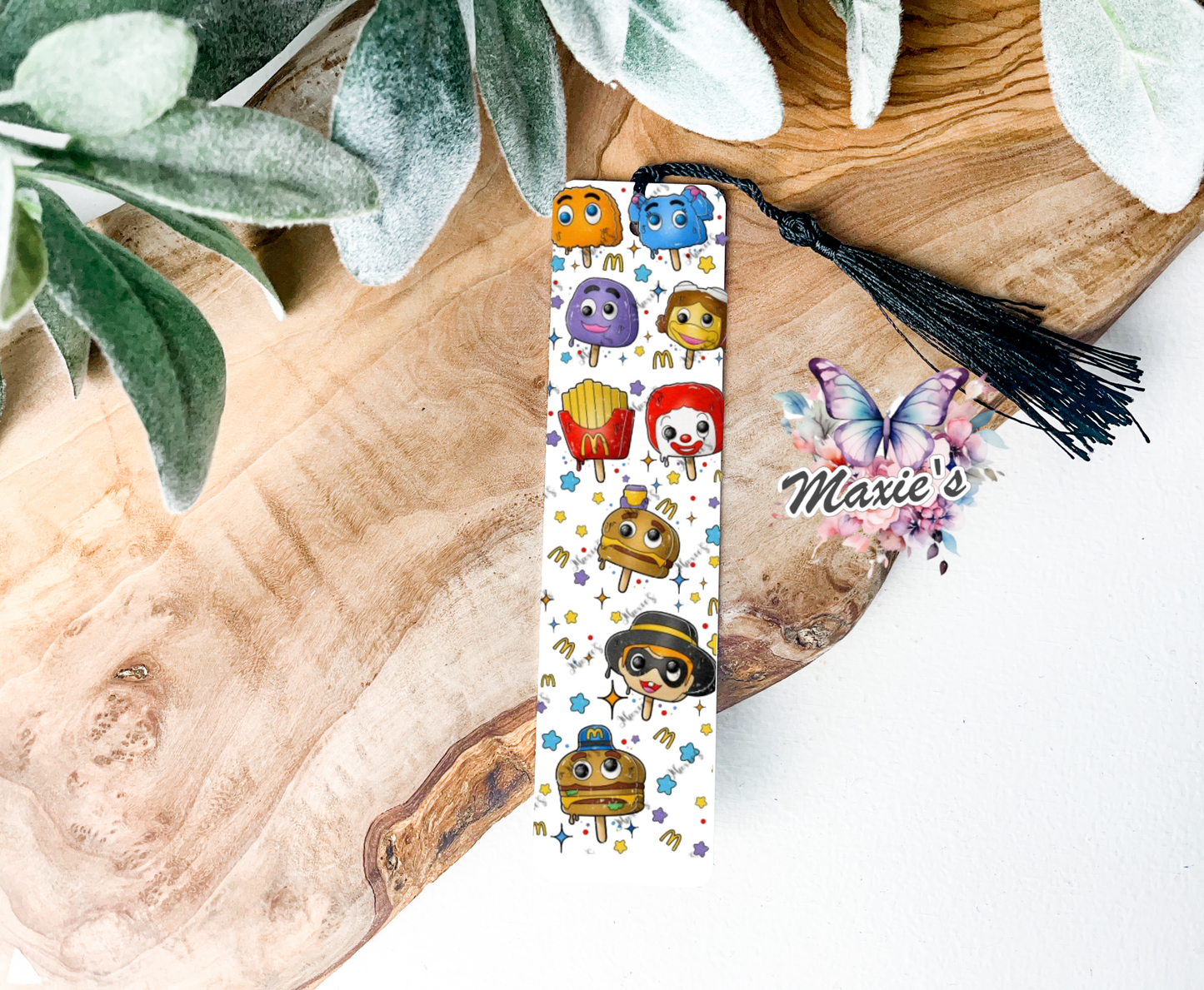 McDonald Character Popsicle Theme UVDTF Pen Wrap/ Bookmark Decal