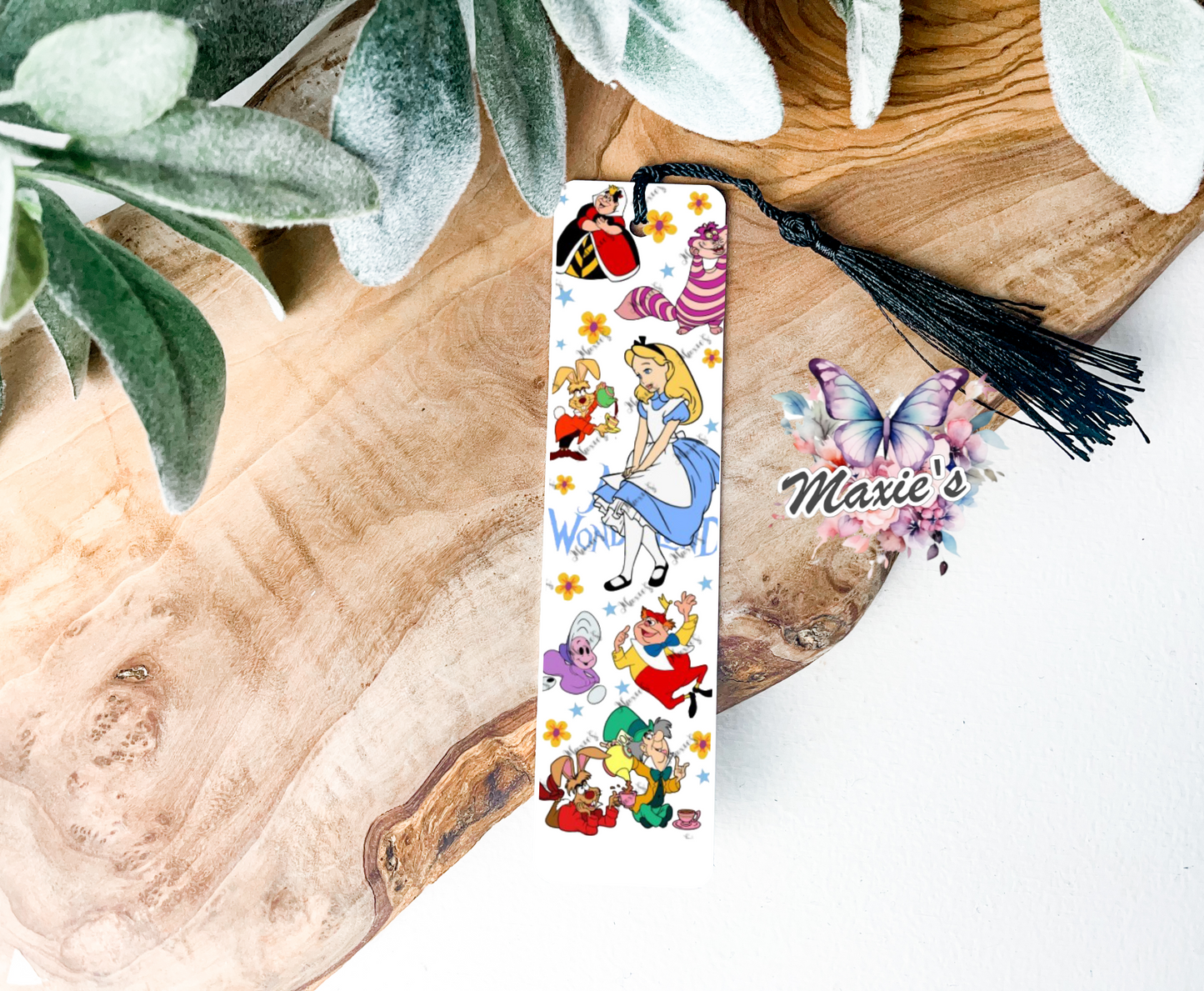 Alice In Wonderland Graphic Design UVDTF Pen Wrap/Bookmark Decal
