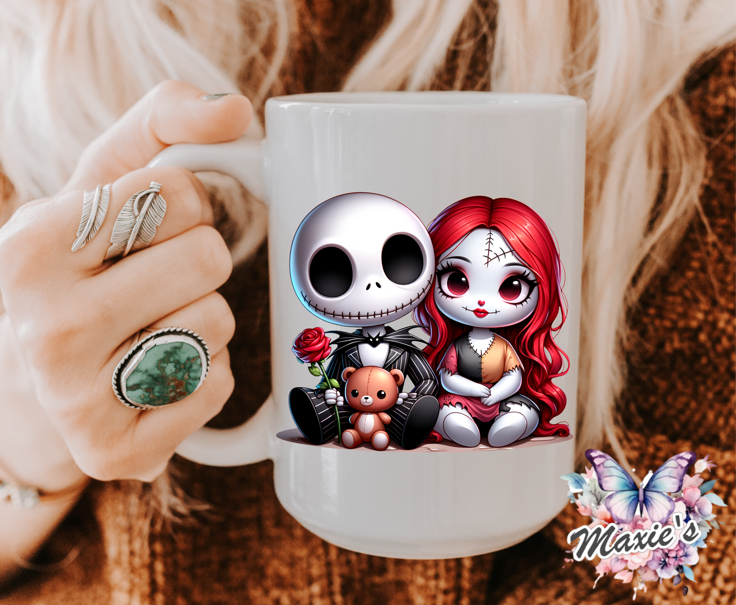 Baby Jack & Sally Graphic Design UVDTF Decal
