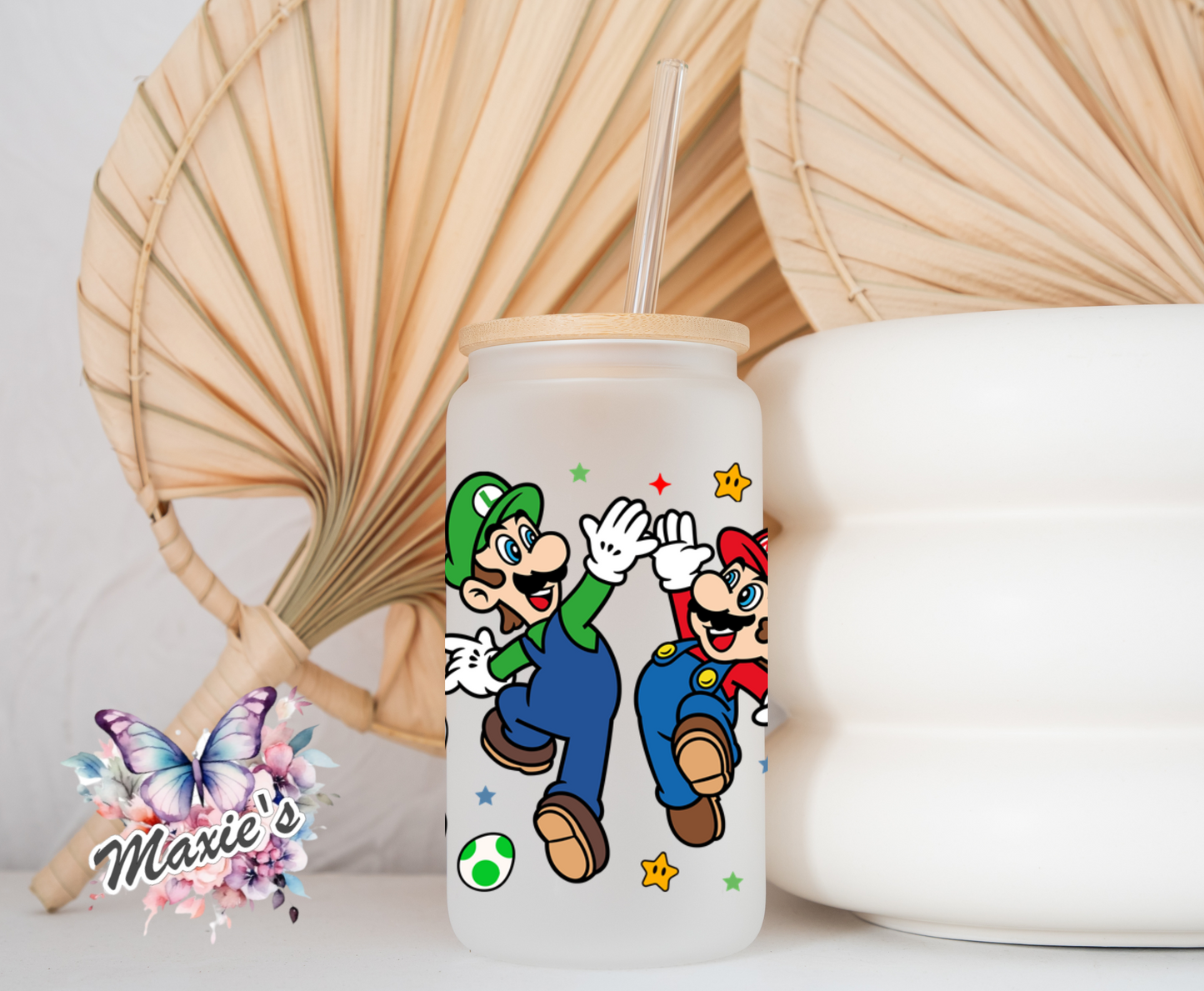 Super Mario Bros Graphic Design 16oz. UVDTF Cup Wrap