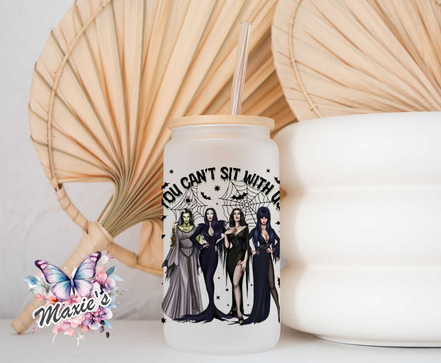 You Can't Sit With Us Graphic Design 16oz. UVDTF Cup Wrap