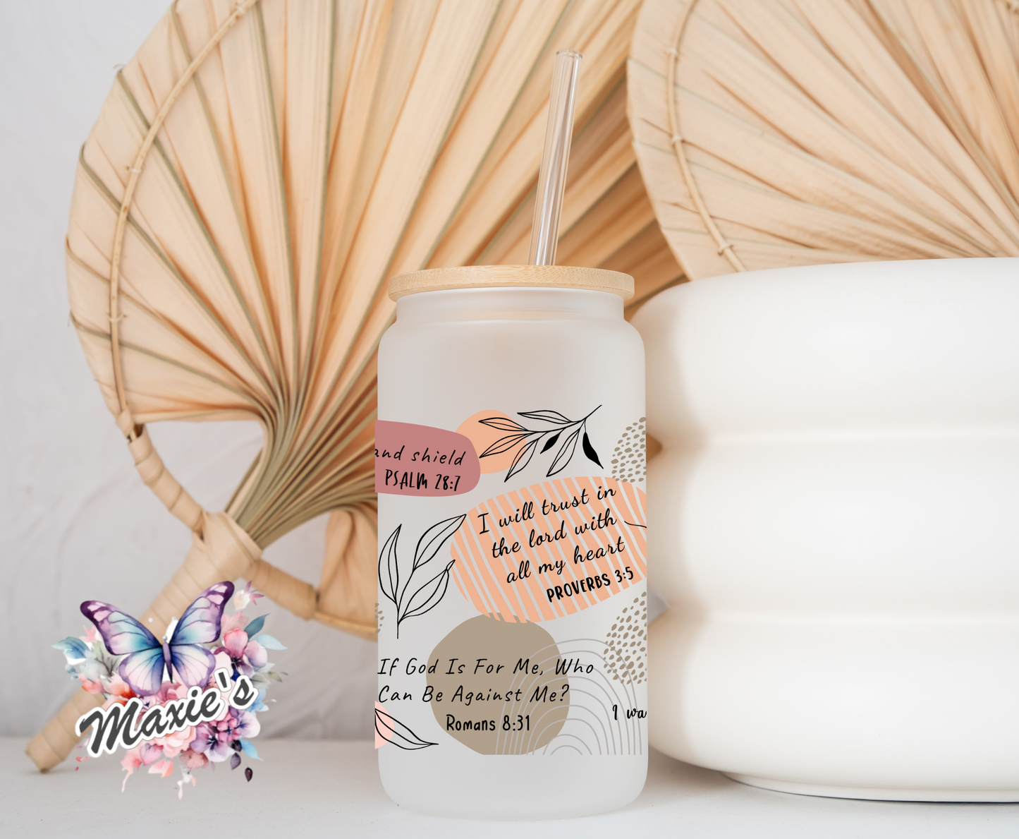Faith Affirmation Graphic Design 16oz. UVDTF Cup Wrap