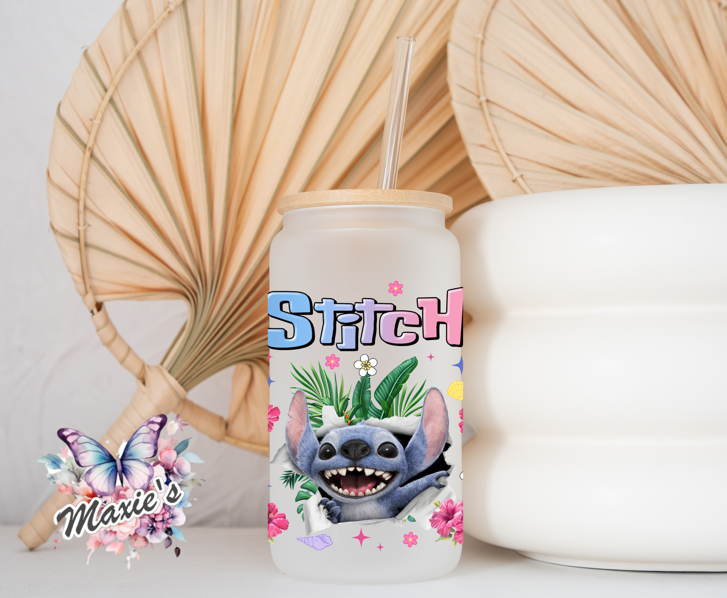 Stitch Animation Graphic Design 16oz. UVDTF Cup Wrap