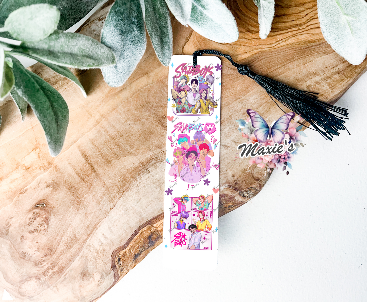 Saja Boys Animation Graphic Design UVDTF Pen Wrap/Bookmark Decal