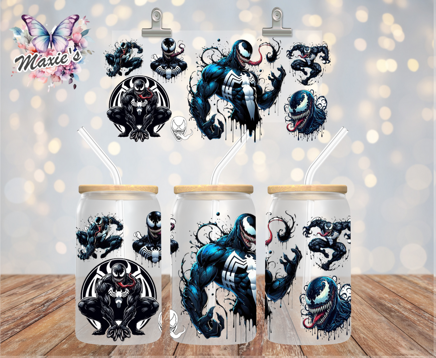 Venom Graphic Design 16oz. UVDTF Cup Wrap