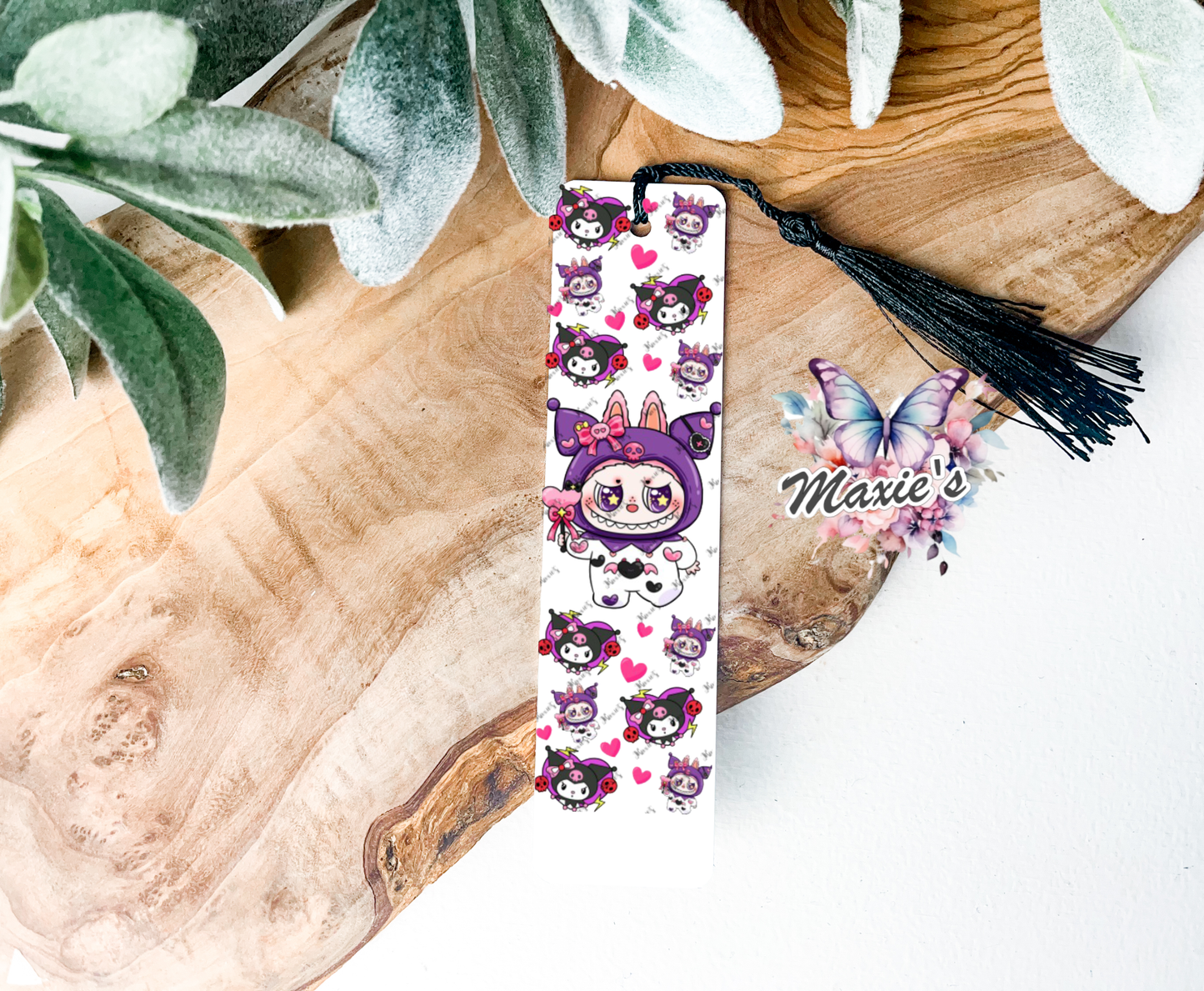 Kuromi Labubu Graphic Design UVDTF Pen Wrap / Bookmark Decal