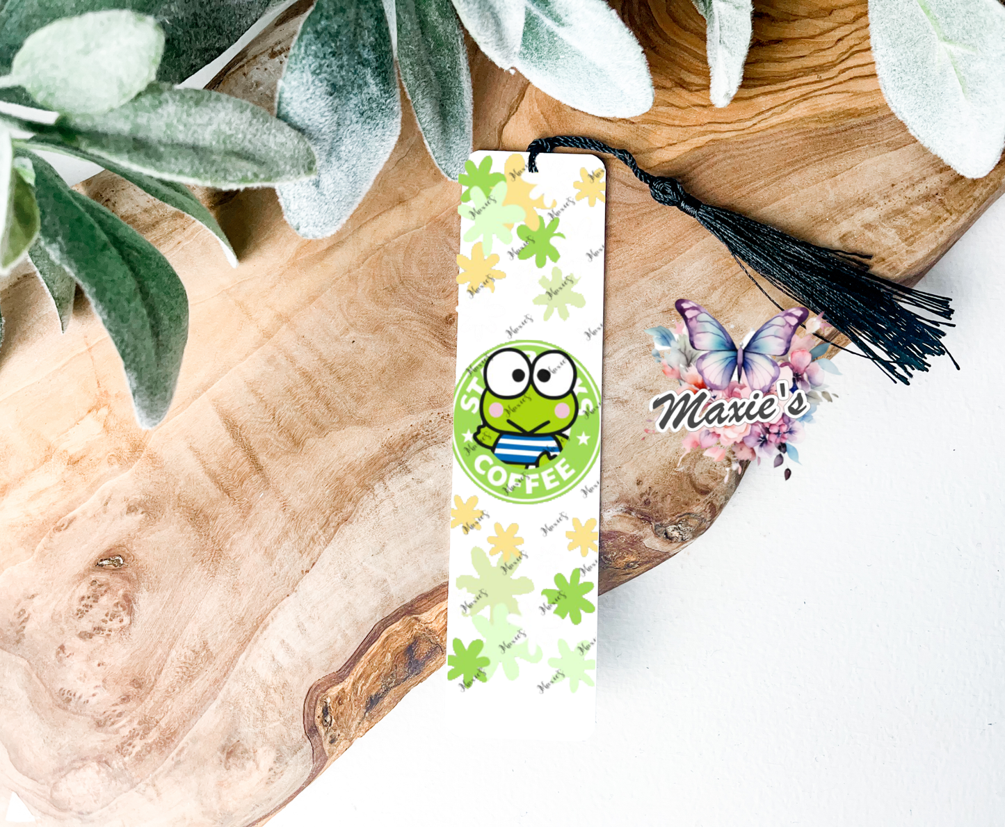 Keroppi Starbbie Coffee Graphic Design UVDTF Pen Wrap/ Bookmark Decal