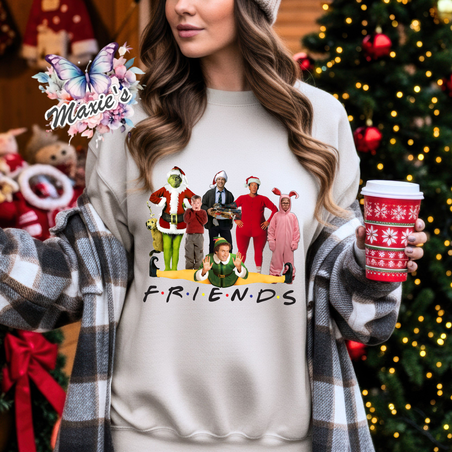 Old Time Favorite Holiday F.R.I.E.N.D Graphic Design DTF Transfer Print