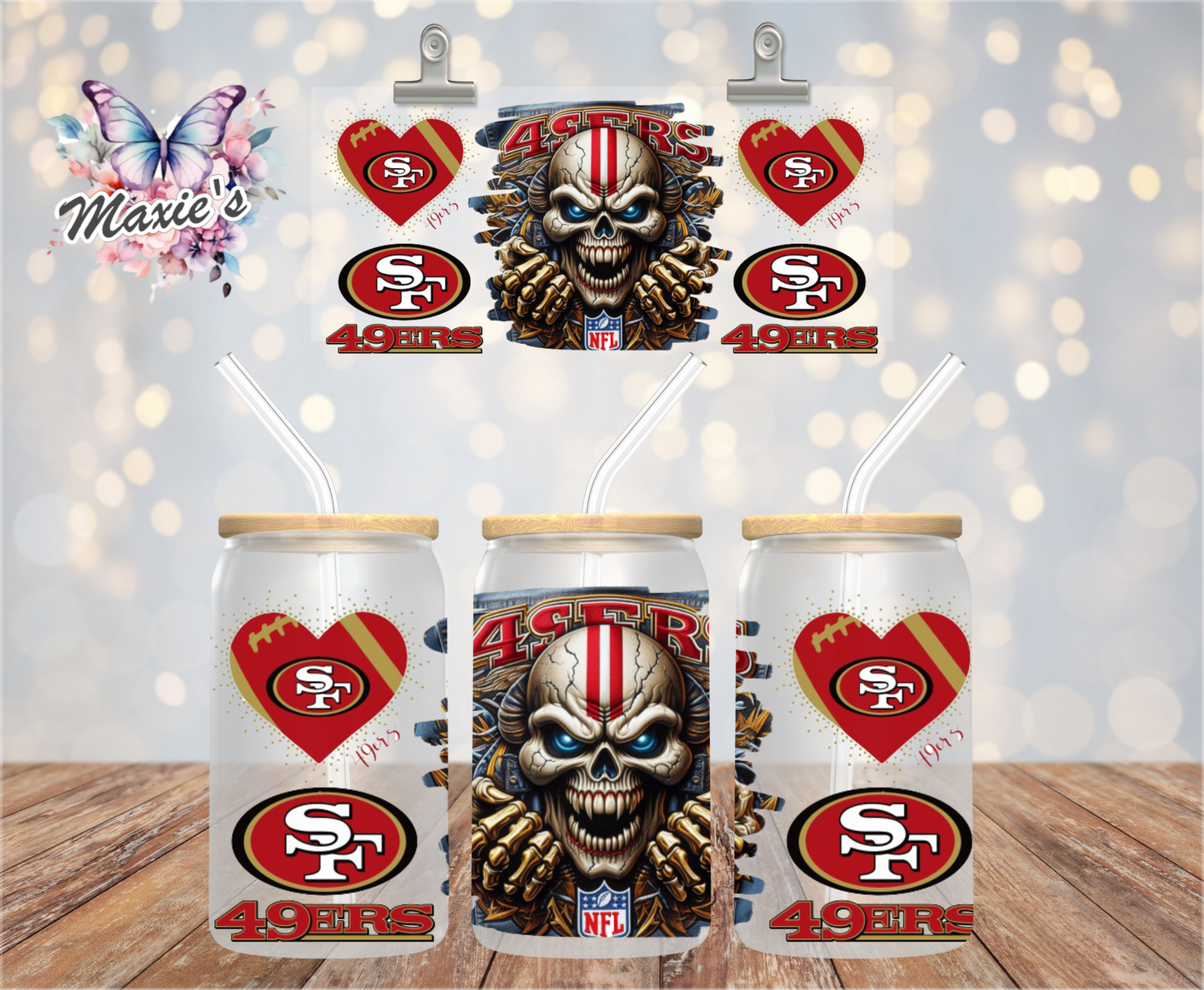 SF 4ers Sourdough Sam Team Graphic Design UVDTF 16oz. Cup Wrap