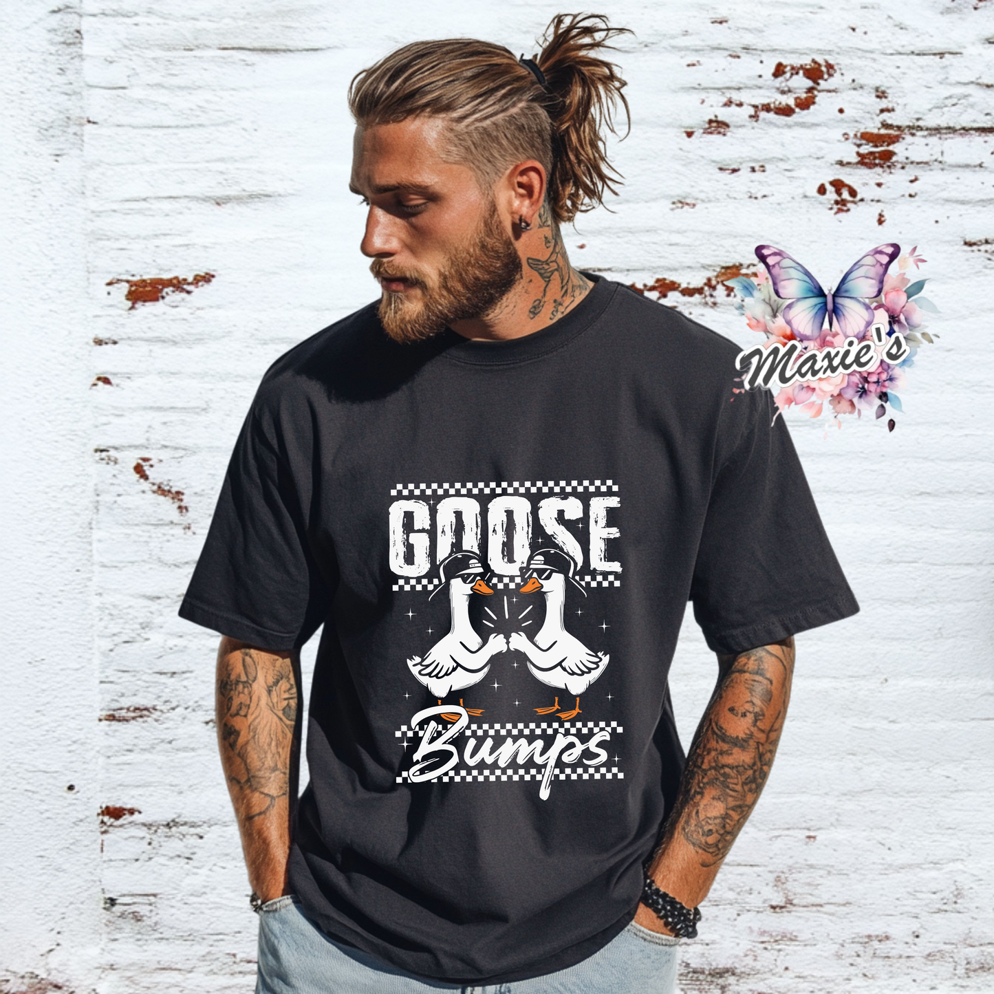 Goose 🪿 Bumps Graphic Design DTF Transfer Print