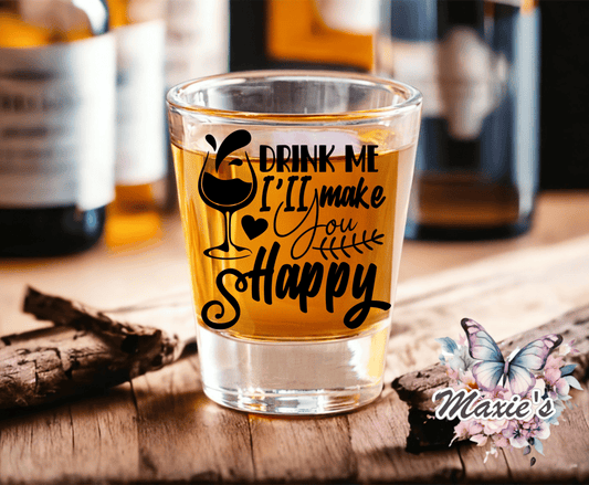 Drink Me, I will make you happy UVDTF Decal