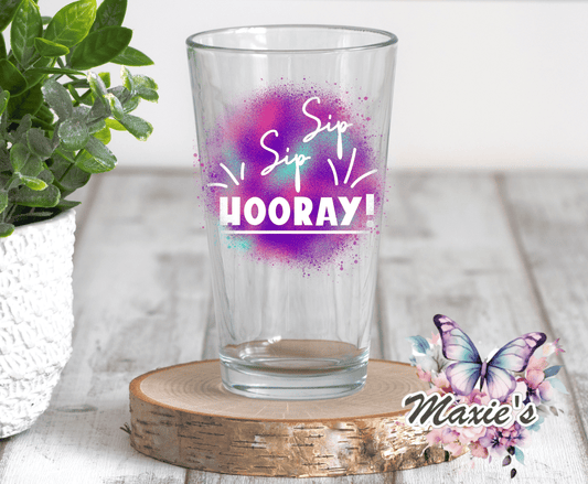 Sip Sip Hooray! UVDTF Decal