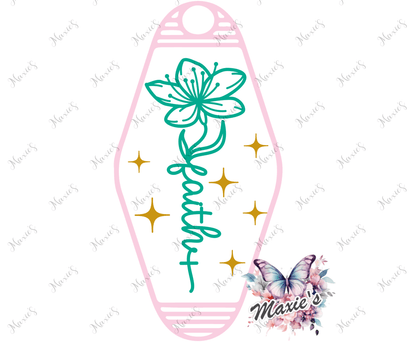 Faith 🌸 UVDTF Motel Keychain Decal