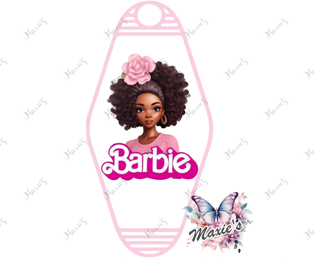 Barbie Graphic UVDTF Decal