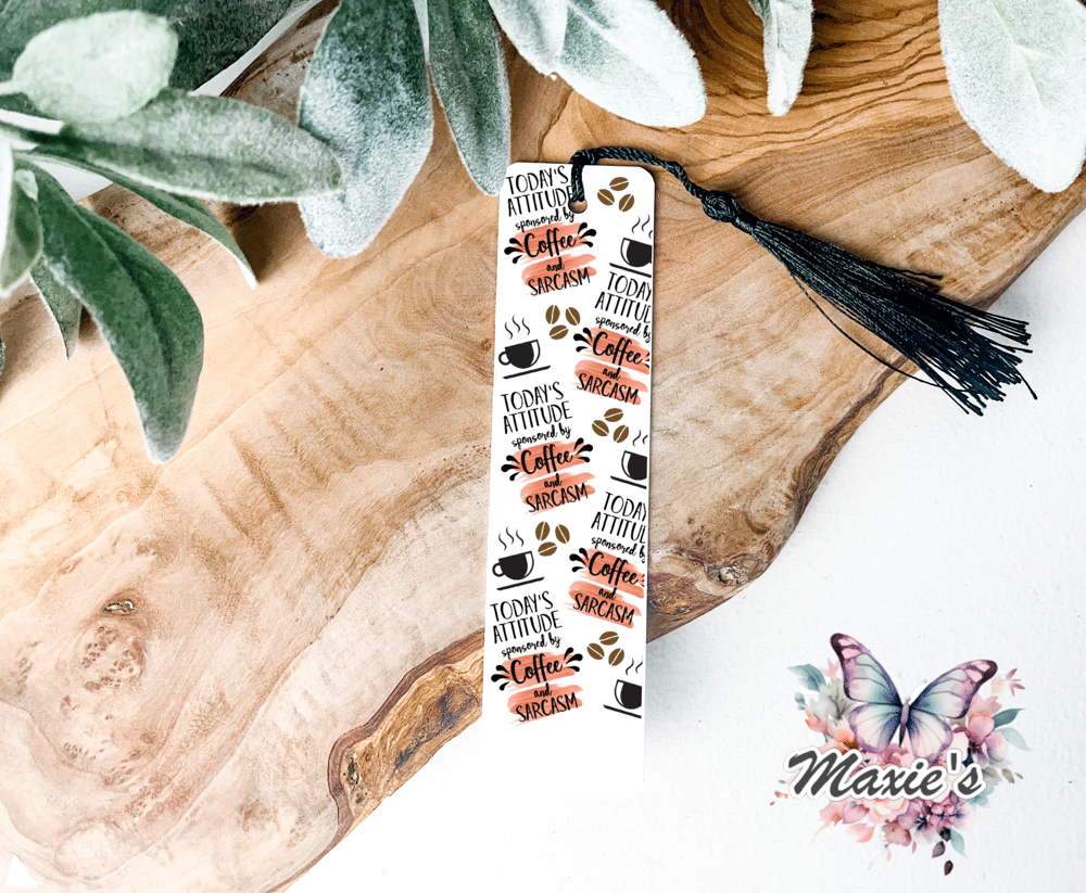 Coffee Lover Affirmation UVDTF Pen Wrap  / Bookmark Decal