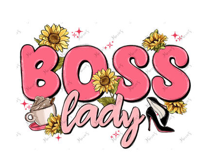 Boss Lady UVDTF Motel Keychain Decal