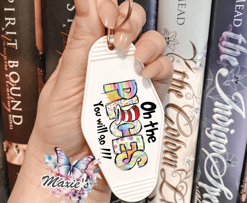 Oh! The Place You Will Go UVDTF Motel Keychain Decal