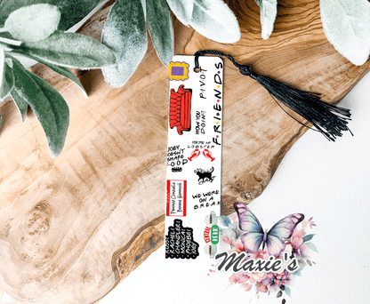 F.r.i.e.n.d. Theme UVDTF Pen Wrap / Bookmark Decal