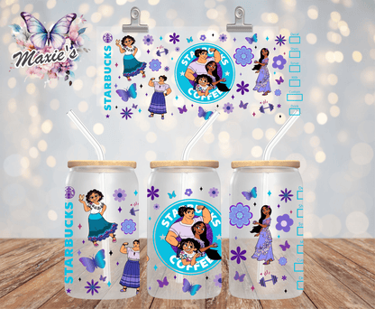 ✨️ Double-Sided ✨️ Magical Family Starbbie Graphic Design 16oz. UVDTF Cup Wrap