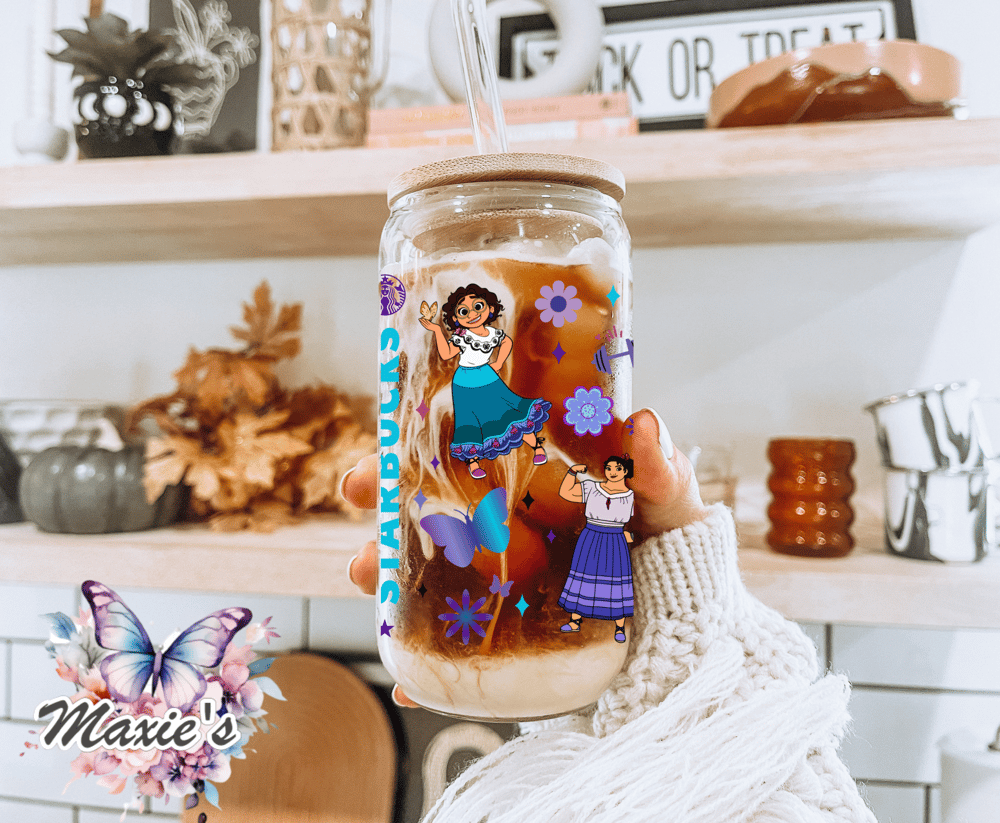 ✨️ Double-Sided ✨️ Magical Family Starbbie Graphic Design 16oz. UVDTF Cup Wrap