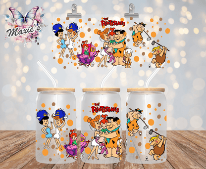 ✨️ Double  - Sided  ✨️ Stone Family Graphic Design UVDTF Cup Wrap