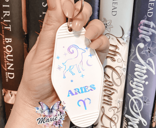 Aries ♈️ Constellation UVDTF Motel Keychain Decal