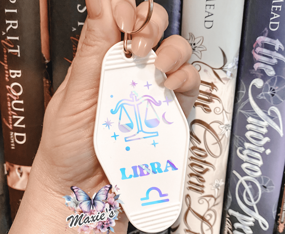 Libra ♎️  Constellation UVDTF Motel Keychain Decal