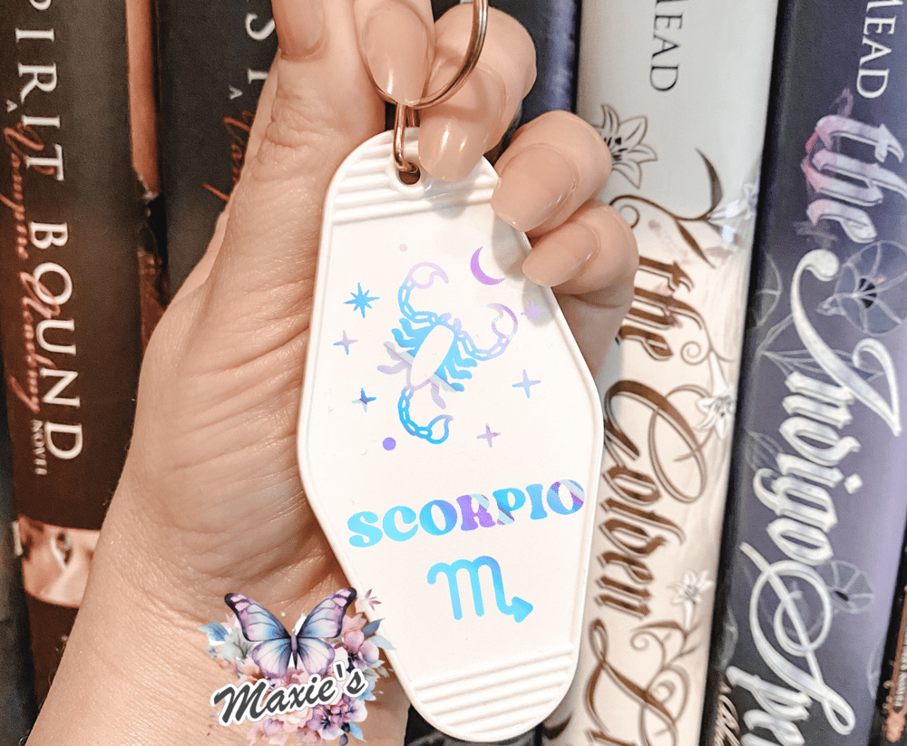 Scorpio Constellation ♏️ UVDTF Motel Keychain Decal