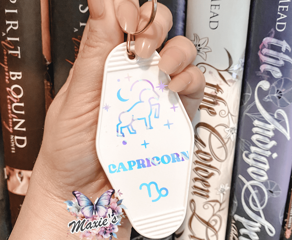 Capricorn ♑️ Constellation UVDTF Motel Keychain Decal