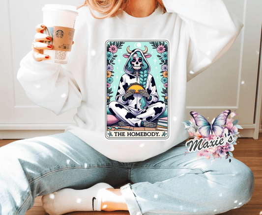 The Homebody Tarot Card Graphic Design DTF Transfer