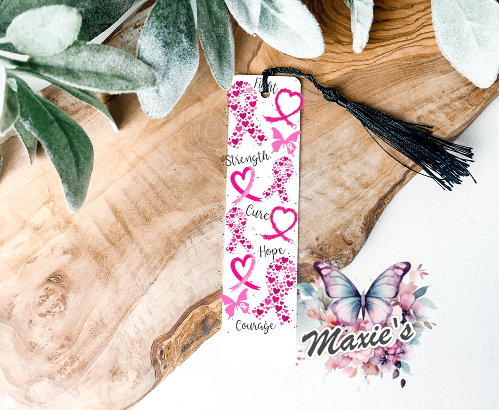 Fight Cancer Theme UVDTF Pen Wrap/Bookmark