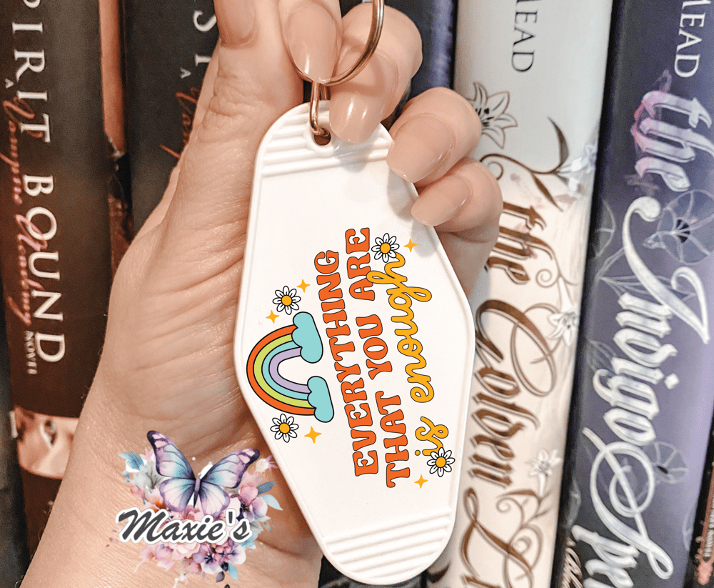 Everything That You Are 🌈 UVDTF Motel Keychain Decal