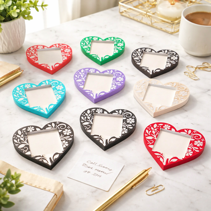 Heart Shaped Sticky Note Holder 💕