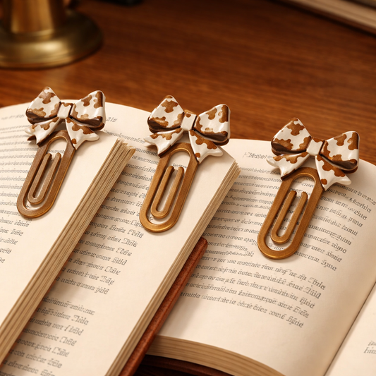 Cow Prints 3D Printed Jumbo Paperclip/Bookmark