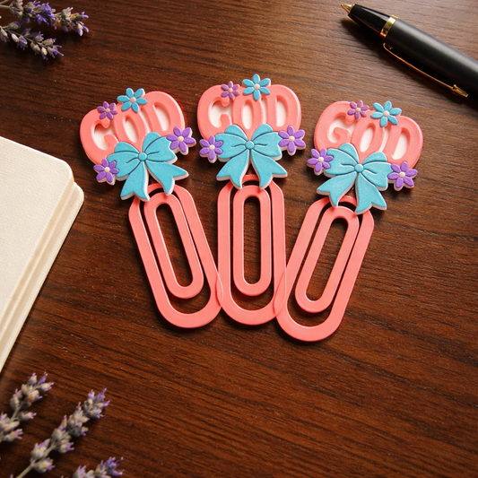God Coquette 3D Printed Jumbo Paperclip/Bookmark