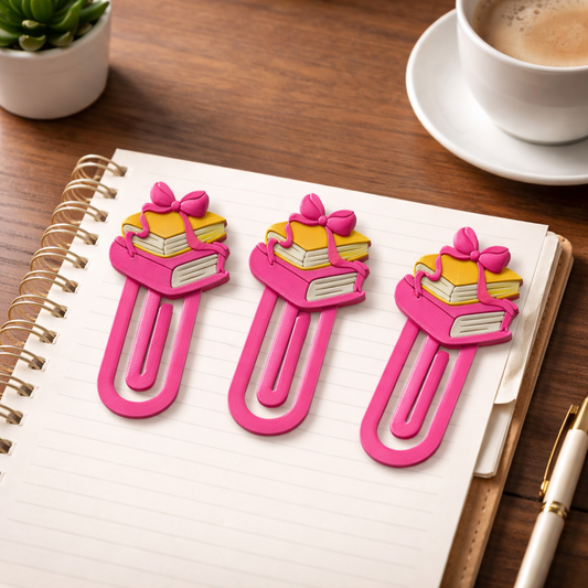 Books 📚 3D Printed Jumbo Paperclip/Bookmark